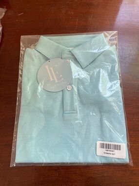 Little English Light Blue Polo Shirt with Collar